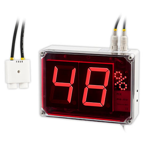 Visor de temperatura e umidade PCE-G1