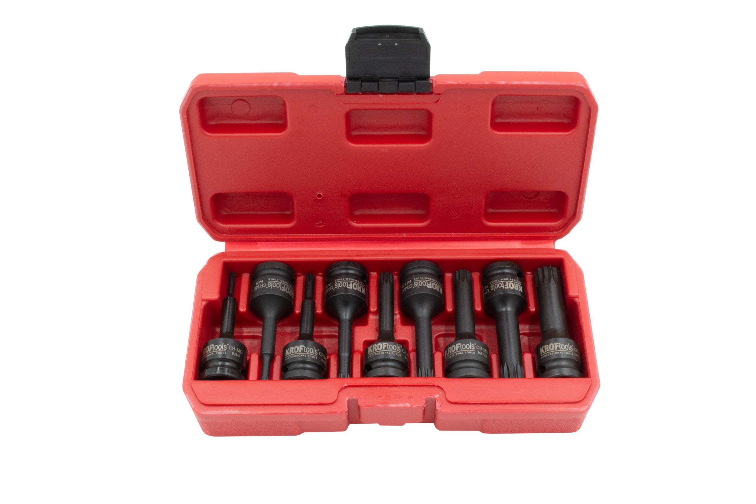JOGO 9Pcs. CHAVES XZN-M4-M16 IMPACTO - KROFtools