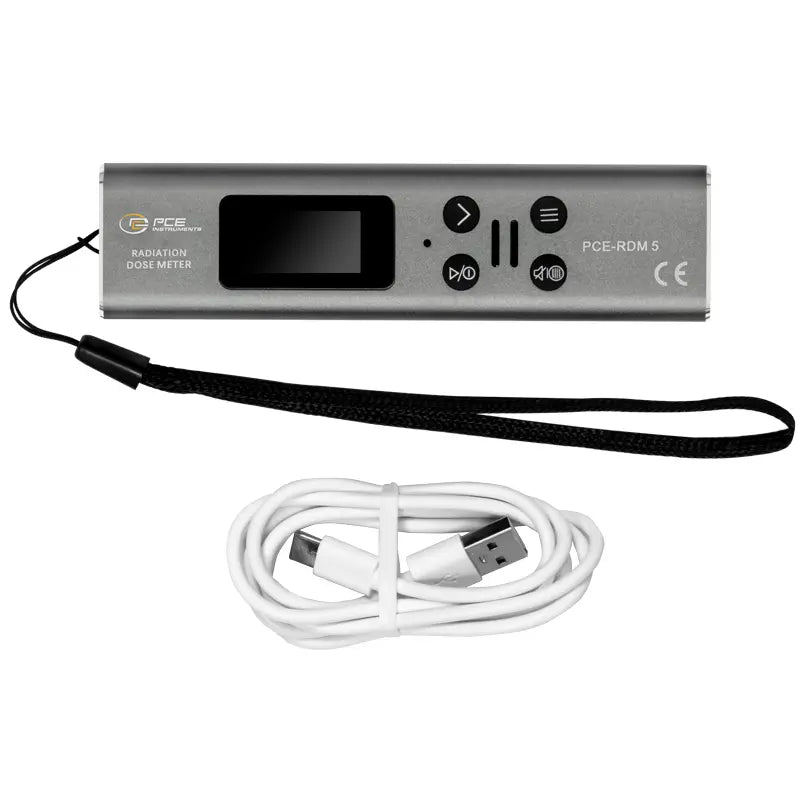 Radiómetro para la medición de dosis de rayos X, radiación gamma y beta PCE-RDM 5