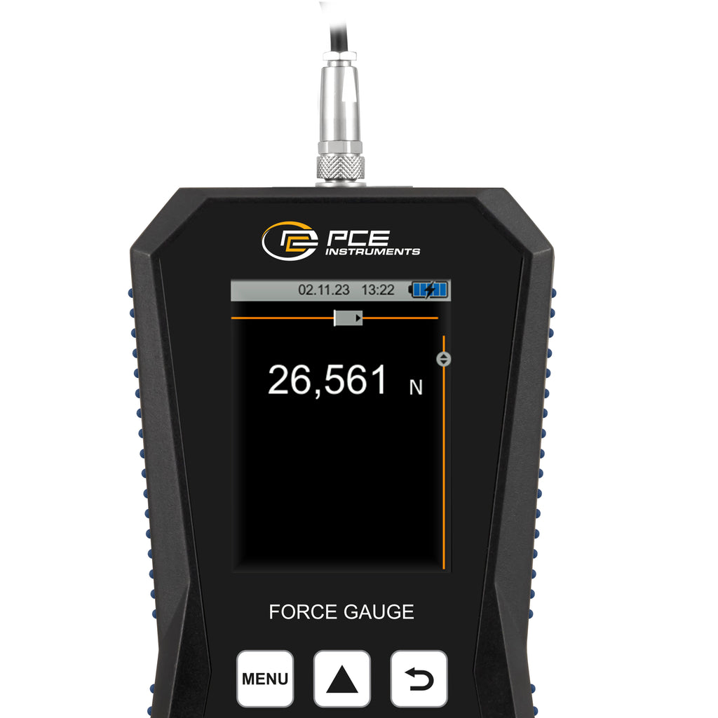 Medidor de força com célula externa até 50.000 N e display gráfico PCE-DFG 50K X