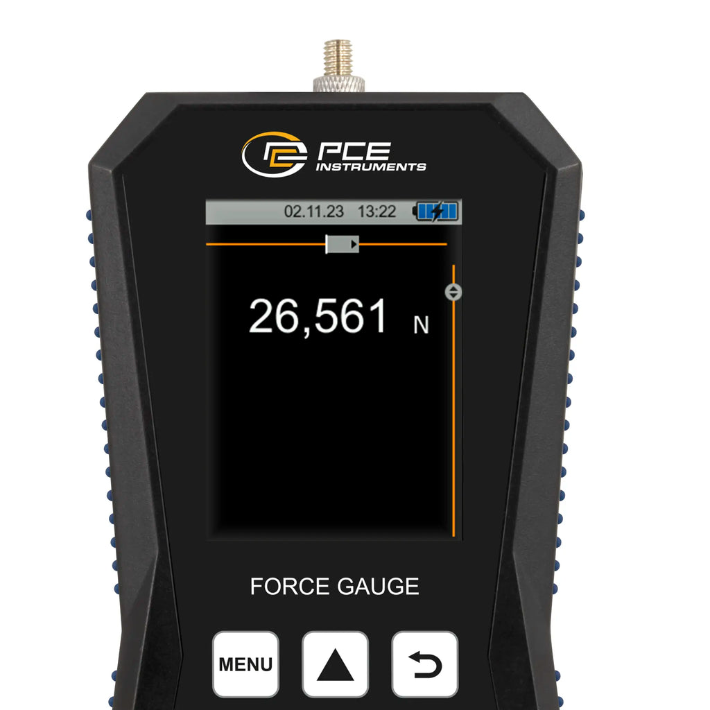 Medidor de força até 200 N e display gráfico PCE-DFG 200 X
