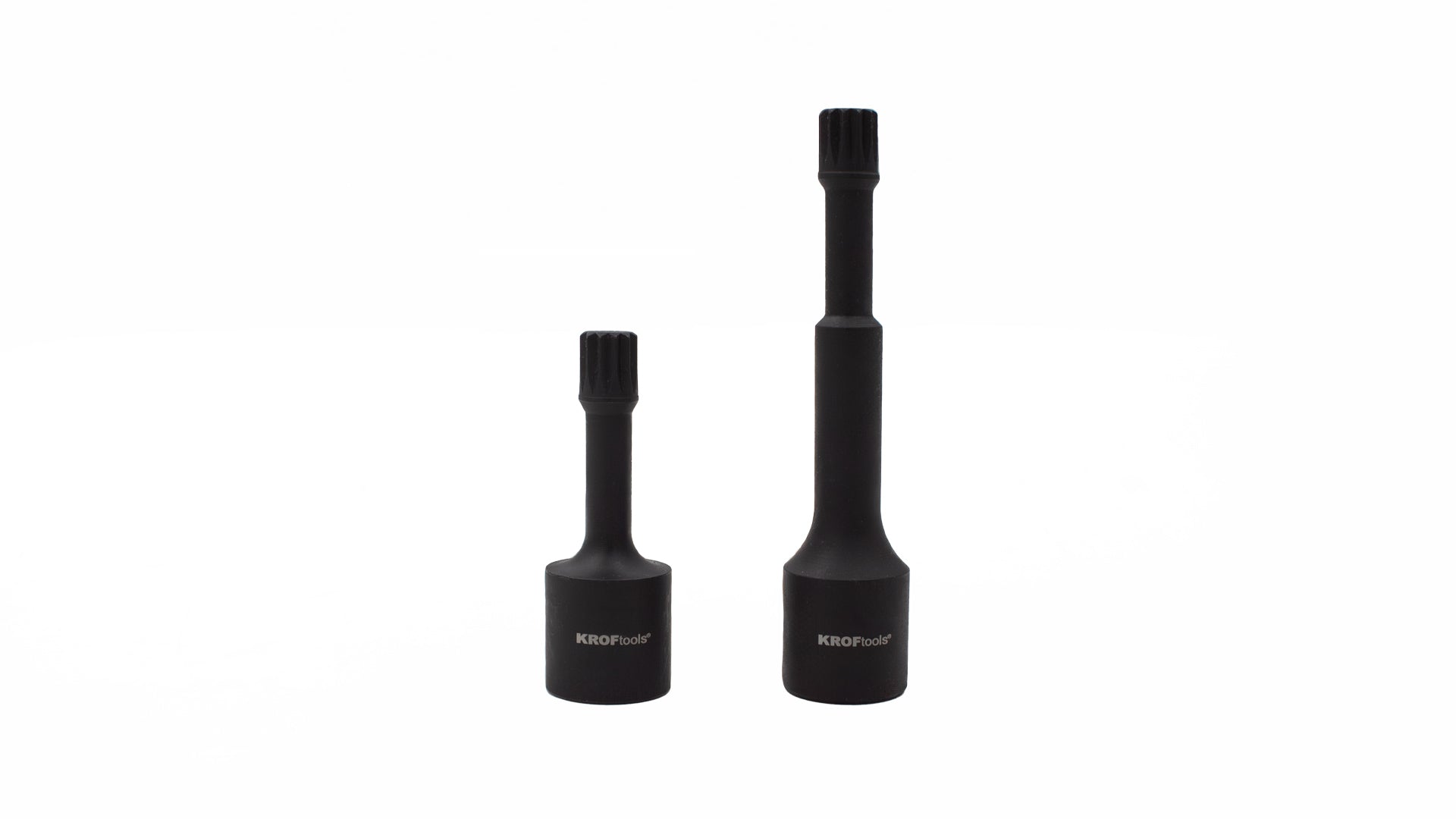 JOGO CHAVES IMPACTO 1/2'' EXTRA FINAS XZN 2PCS - KROFtools
