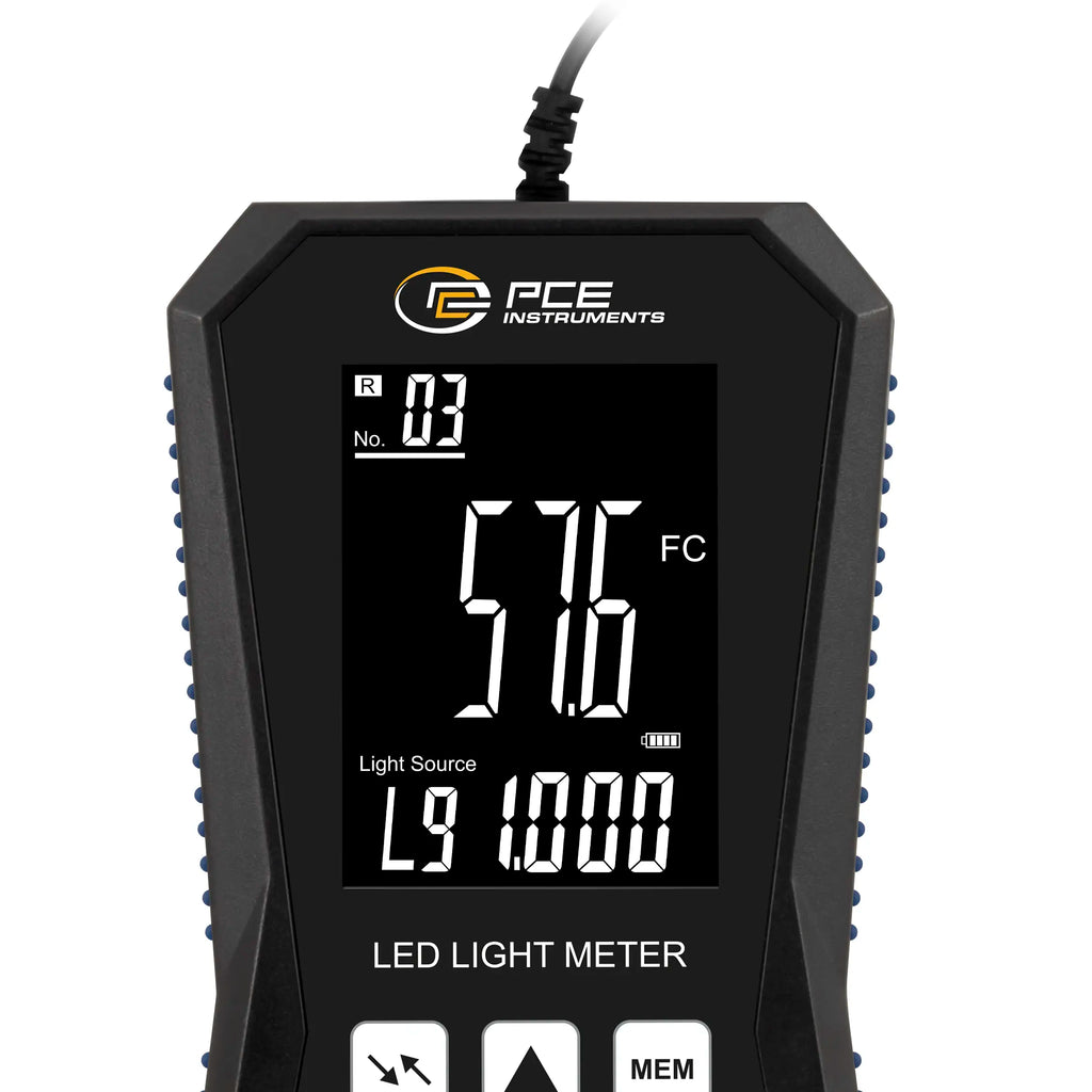 Luxímetro LED PCE-LED 30