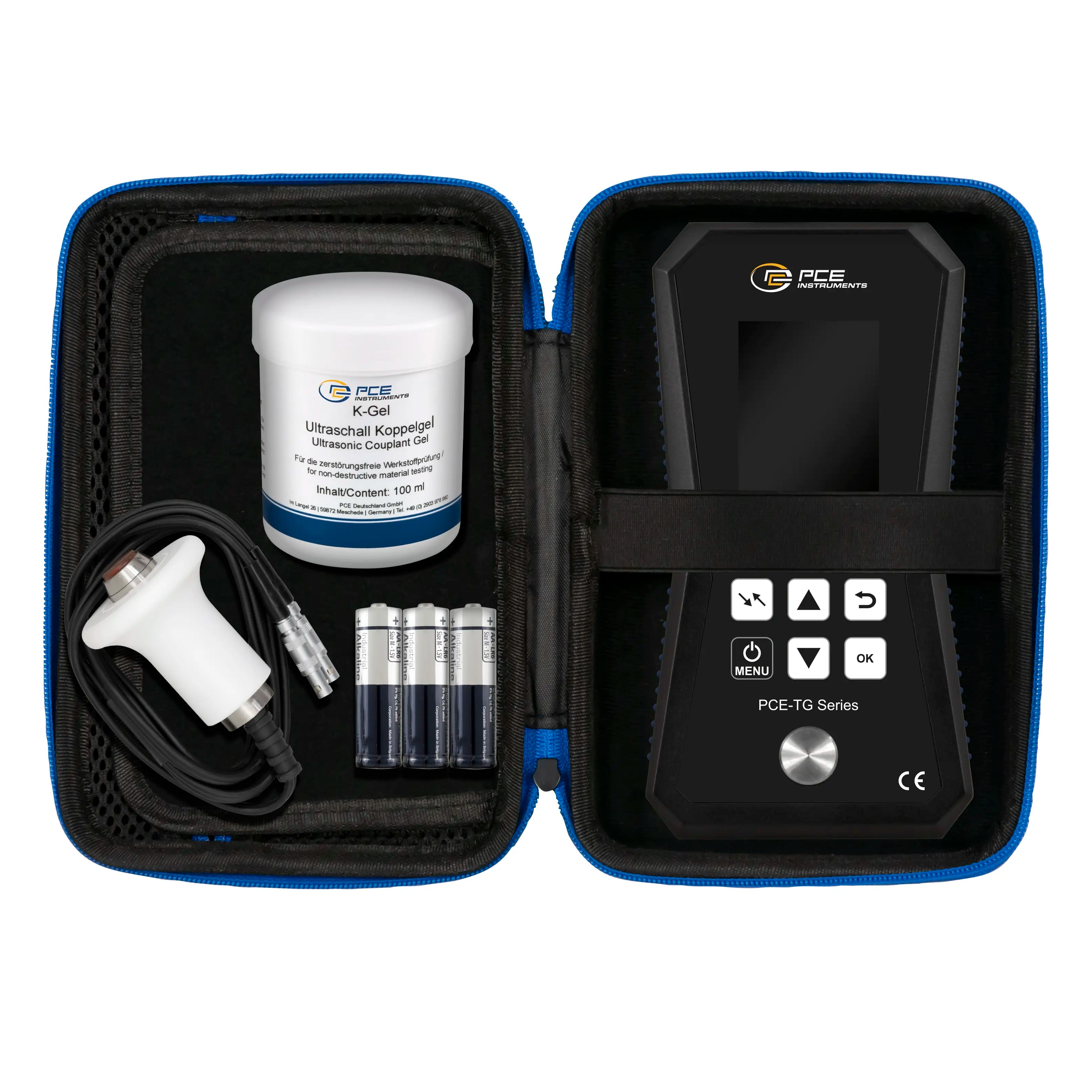 Medidor de espessura PCE-TG 150A HT