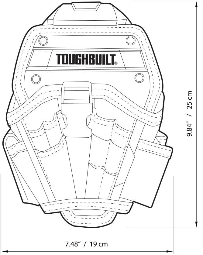 Bainha para berbequim grande Toughbuilt TB-CT-20-L – imagem 10