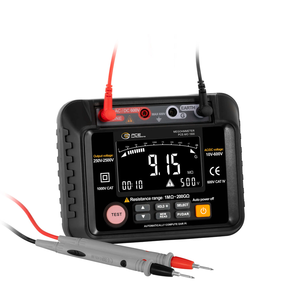 Ohmímetro PCE-MO 1500