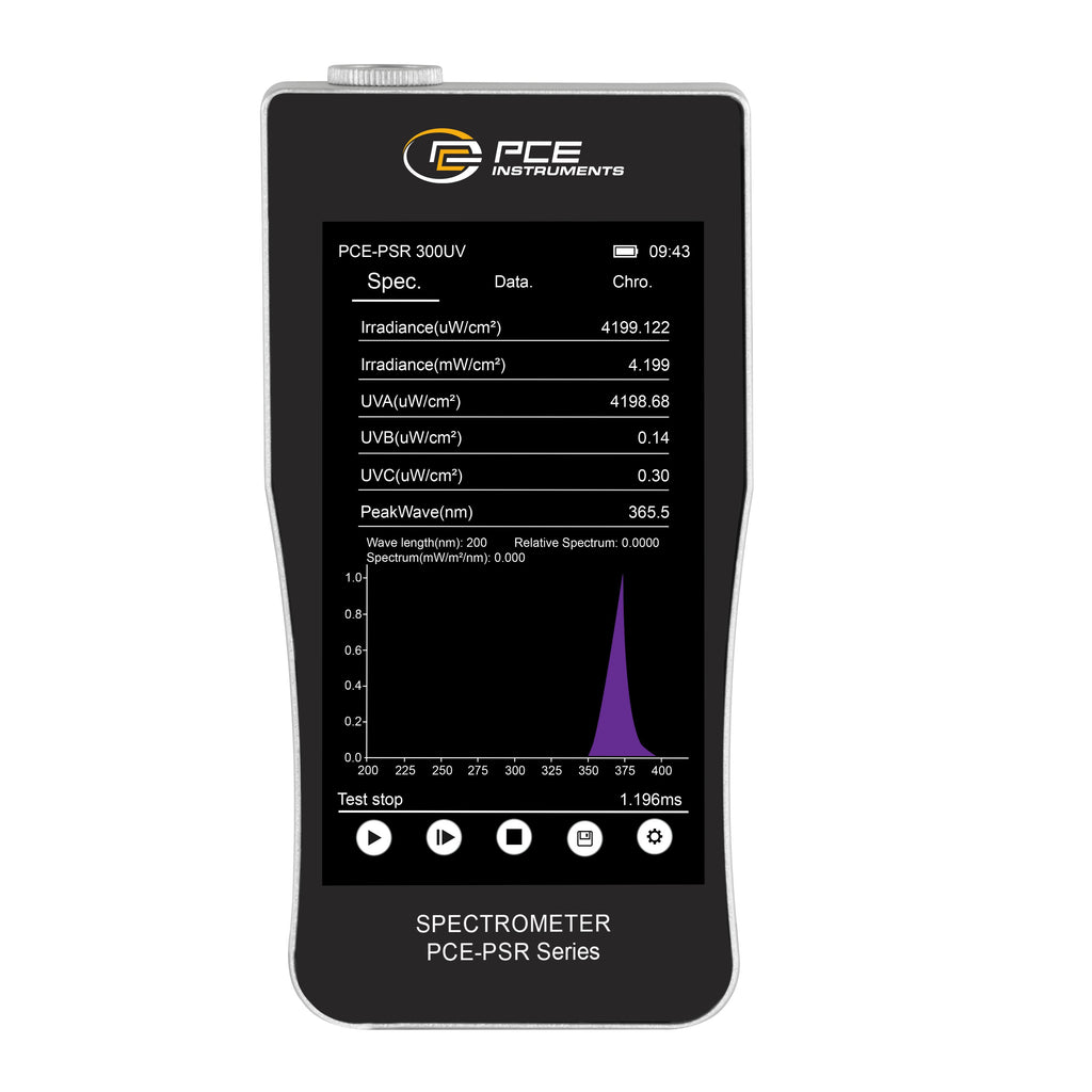Espectrofotómetro PCE-PSR 300UV