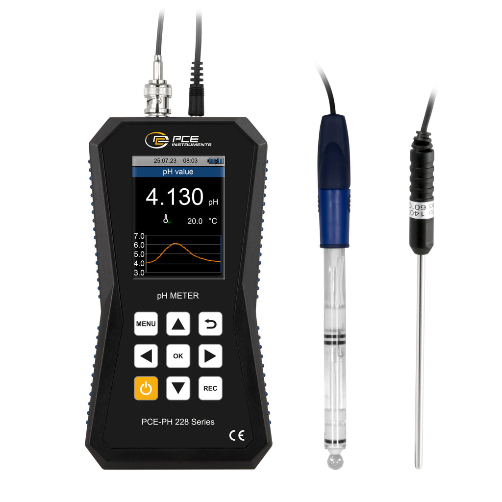 Medidor de pH PCE-PH 228LAB-HTE
