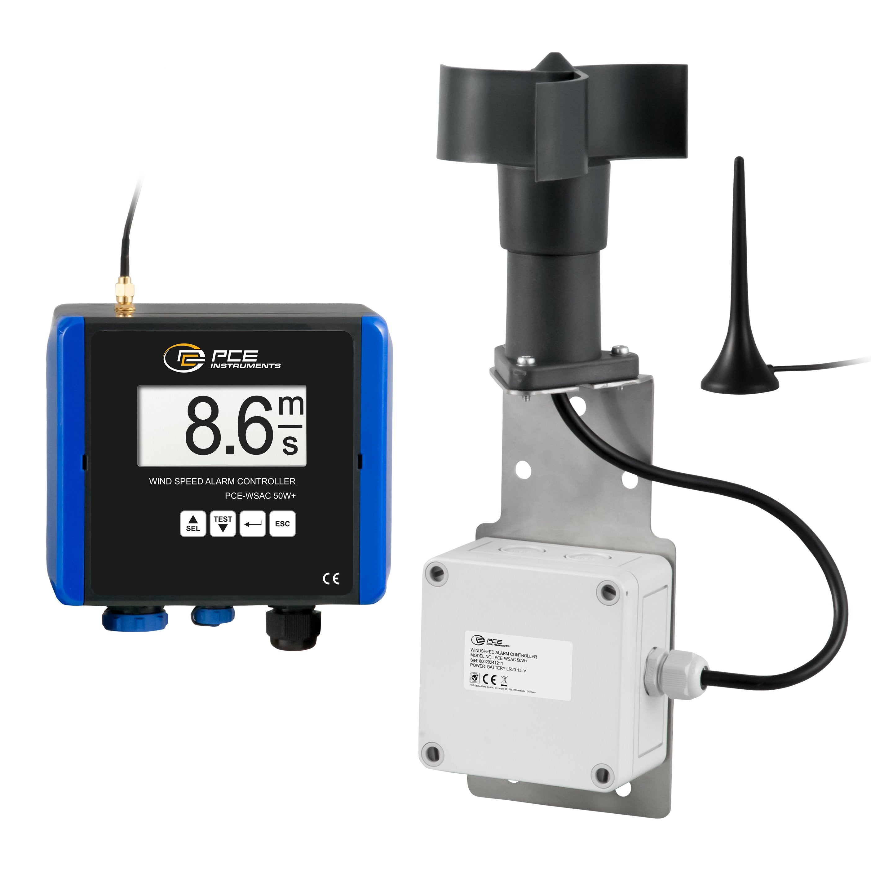 Anemómetro PCE-WSAC 50W+ 230