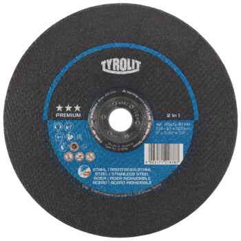 Disco de Corte Centro Côncavo Premium 42F AQ-BFXA 42F 230x2,5x22,23 A30Q-BFXA TYROLIT - Caixa 25 unidades