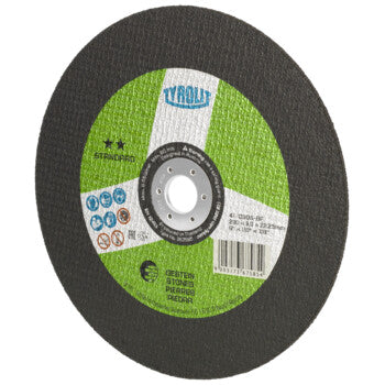 Disco de Corte Plano Standard Pedra 41X 230x3x22,23 C30S-BF TYROLIT, vista isométrica