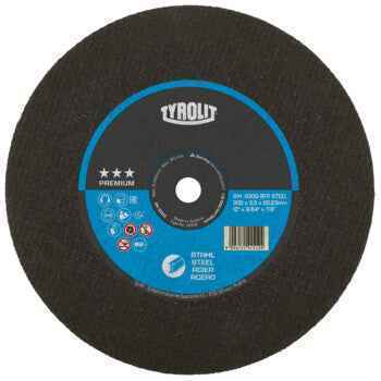 Disco de Corte Plano Premium 41FH AQ-BFPSTEEL 41FH 300x3,5x22,23 A30Q-BFPSTEEL TYROLIT - Caixa 10 unidades