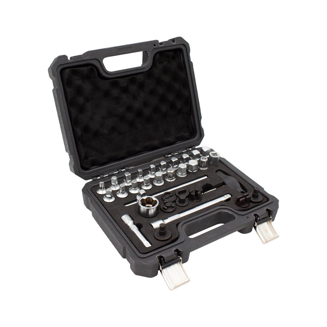 JUEGO MASTER 33PC PARA TAPONES DE CÁRTER (7007)