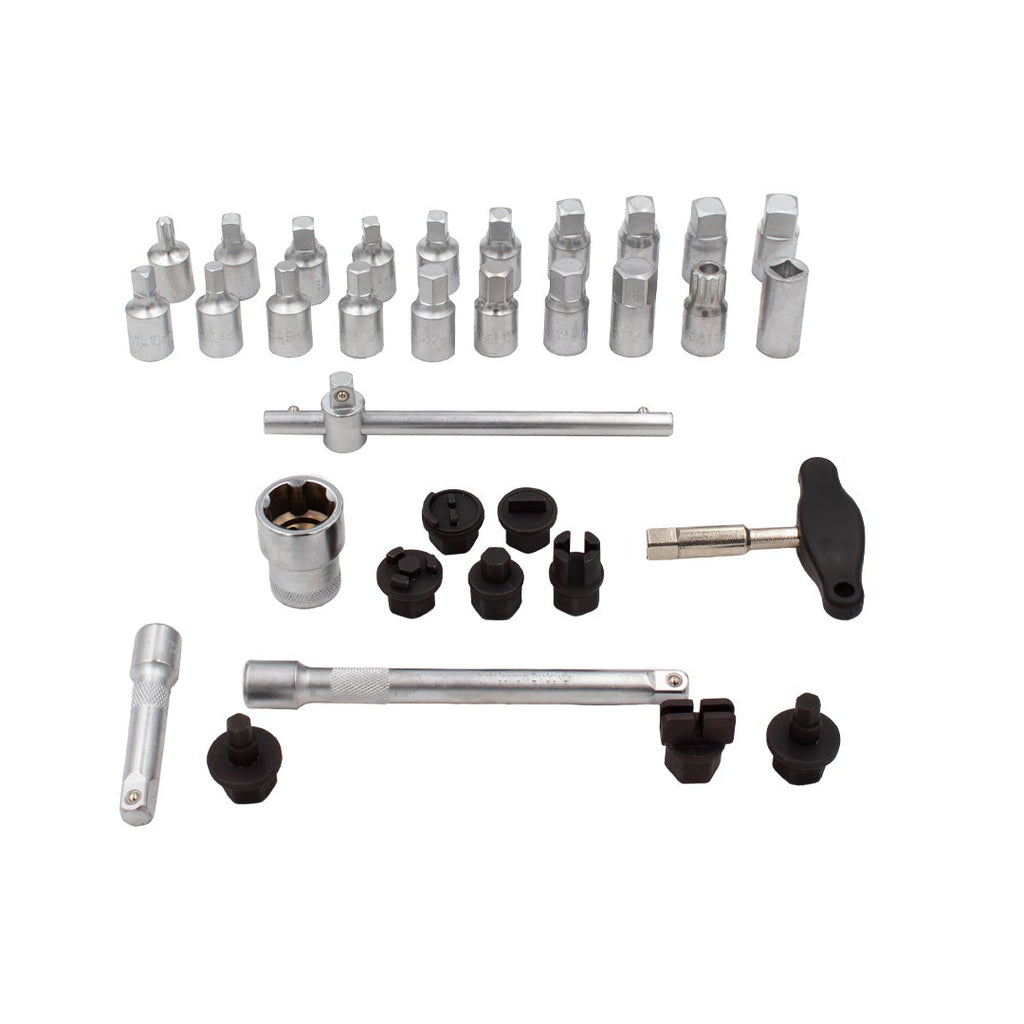 JUEGO MASTER 33PC PARA TAPONES DE CÁRTER (7007)