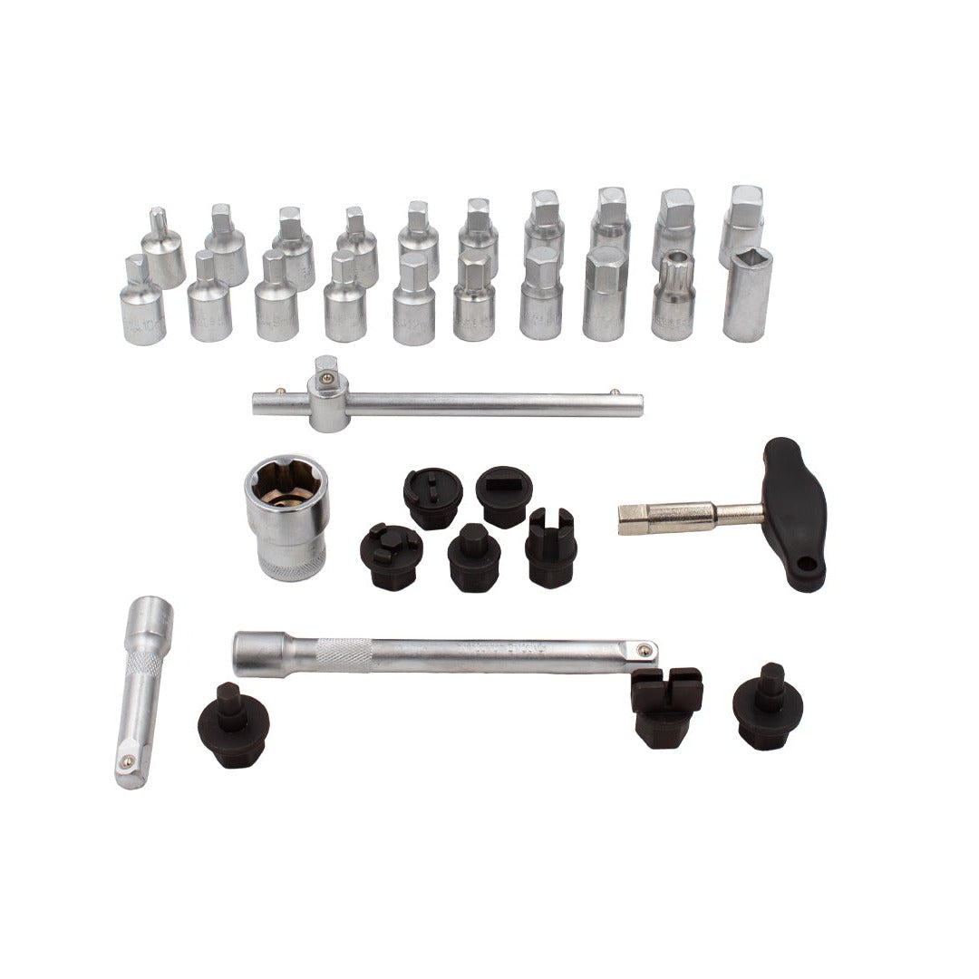 JUEGO MASTER 33PC PARA TAPONES DE CÁRTER (7007)