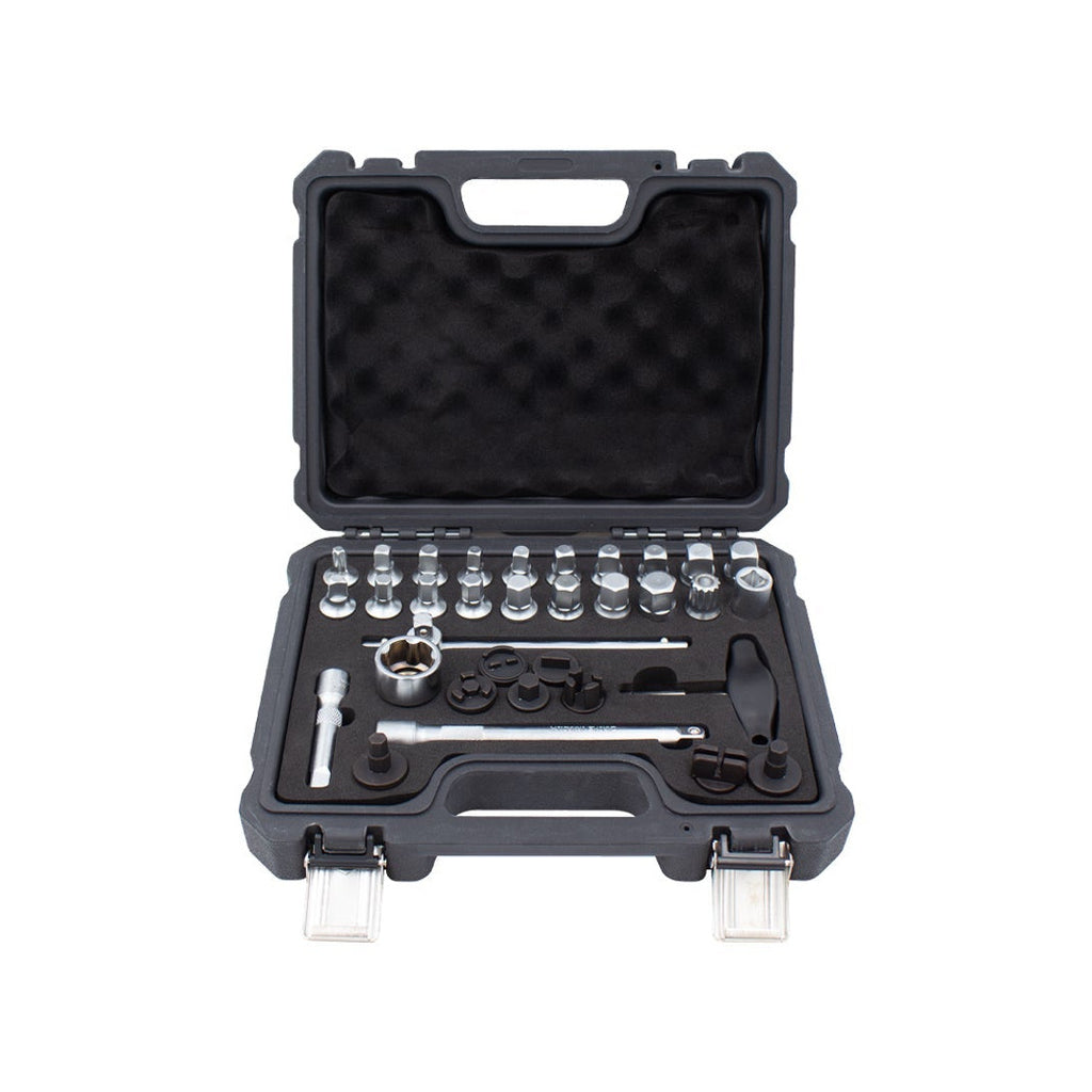 JUEGO MASTER 33PC PARA TAPONES DE CÁRTER (7007)