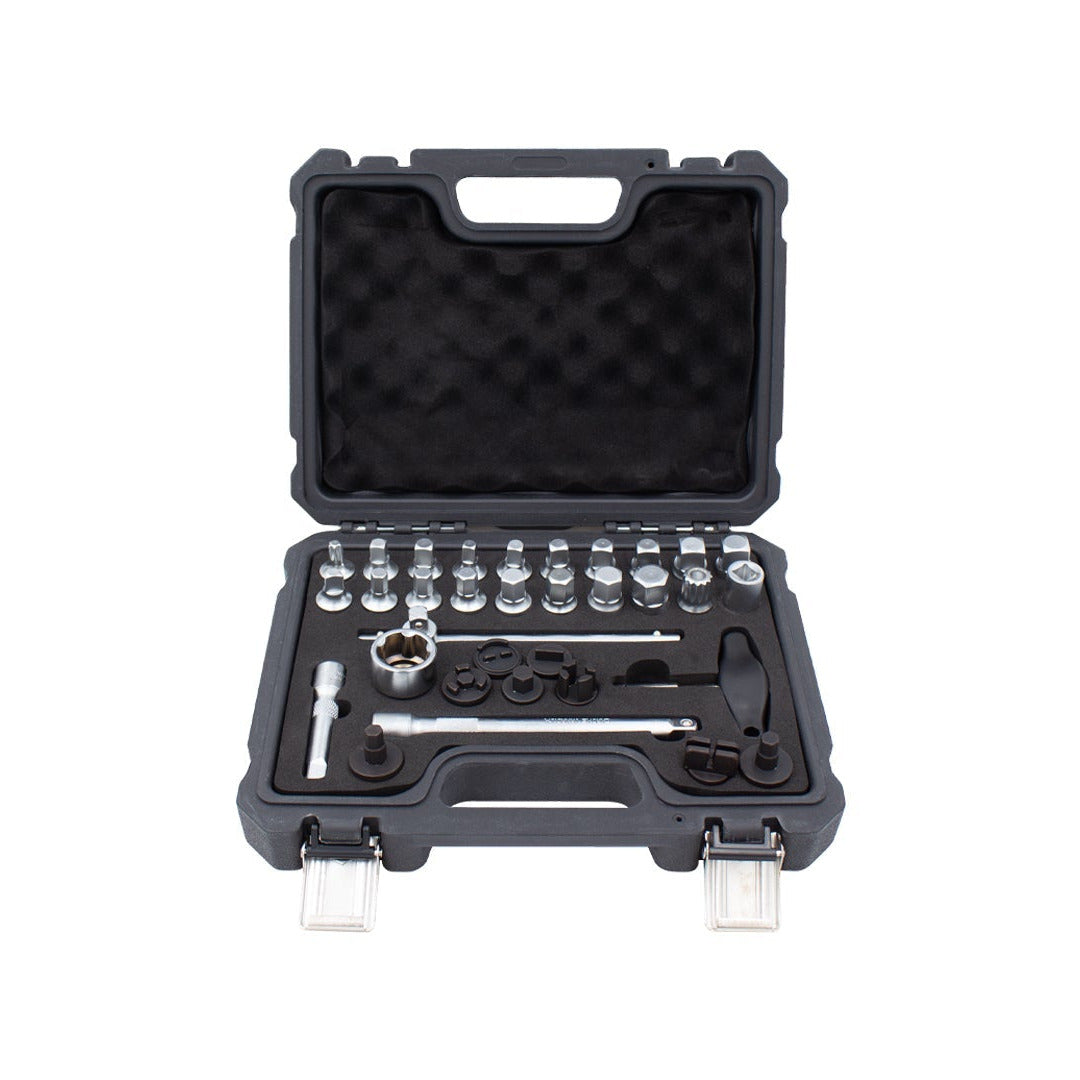 JUEGO MASTER 33PC PARA TAPONES DE CÁRTER (7007)