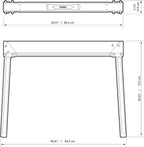 Pack 2 Cavaletes Dobráveis C300 Toughbuilt TB-C300-2-XEA – imagem 9