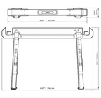 Pack 2 Cavaletes C700 Dobráveis Toughbuilt TB-C700-2-XEA – imagem 5