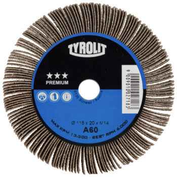 Escova de Nucleo de Tela Premium 1LA C X 115x20M14 A40 P01 TYROLIT - Caixa 5 unidades