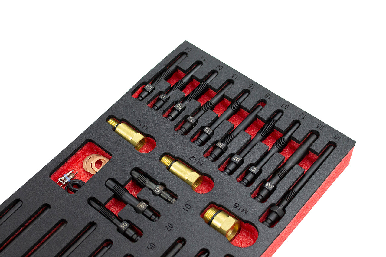 KIT ADAPTADORES PARA TESTES DE COMPRESSÃO E FUGA 30 PCS