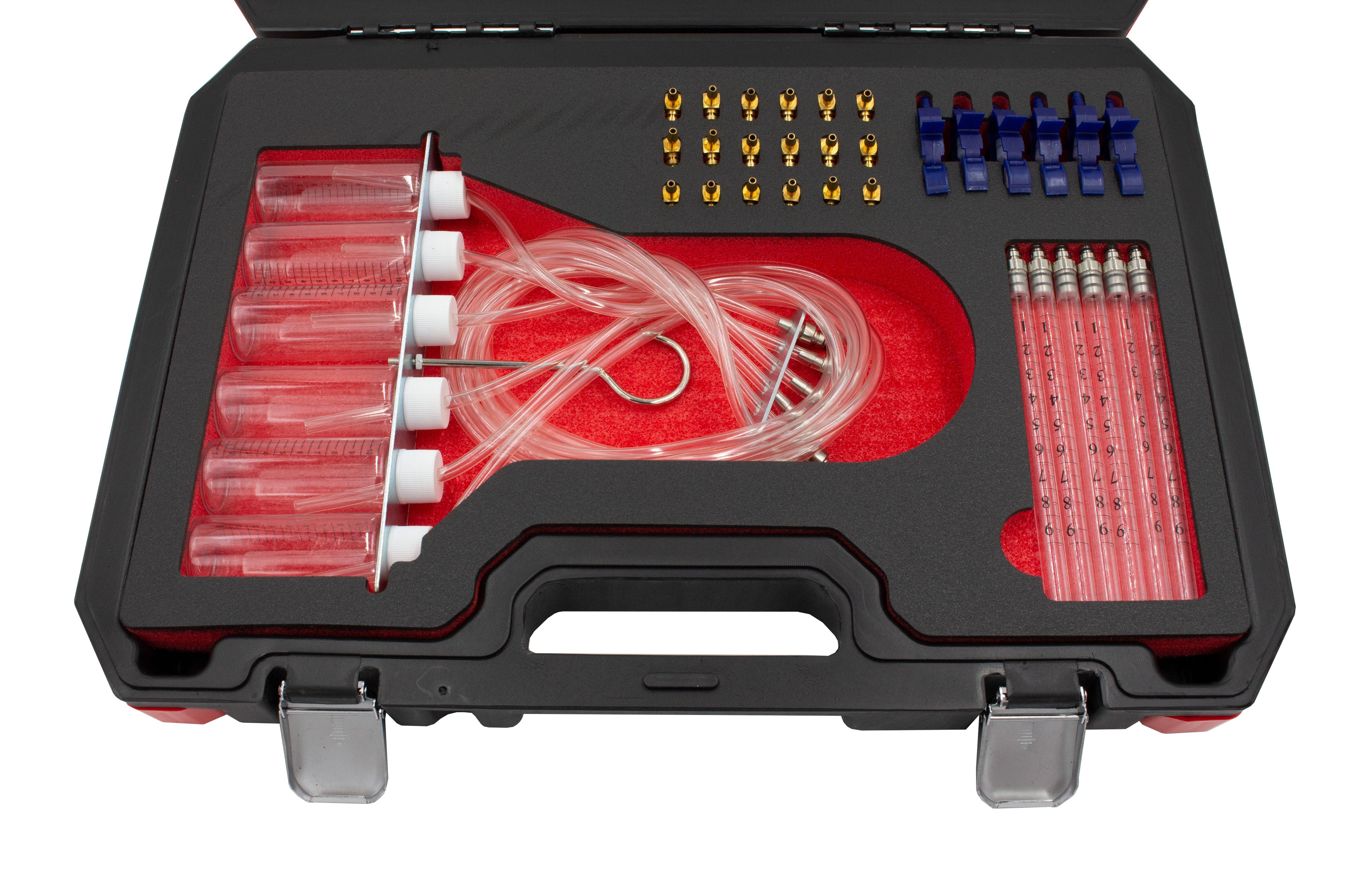 PRUEBA DE INYECTORES COMMON RAIL CON 24 ADAPTADORES (8114)