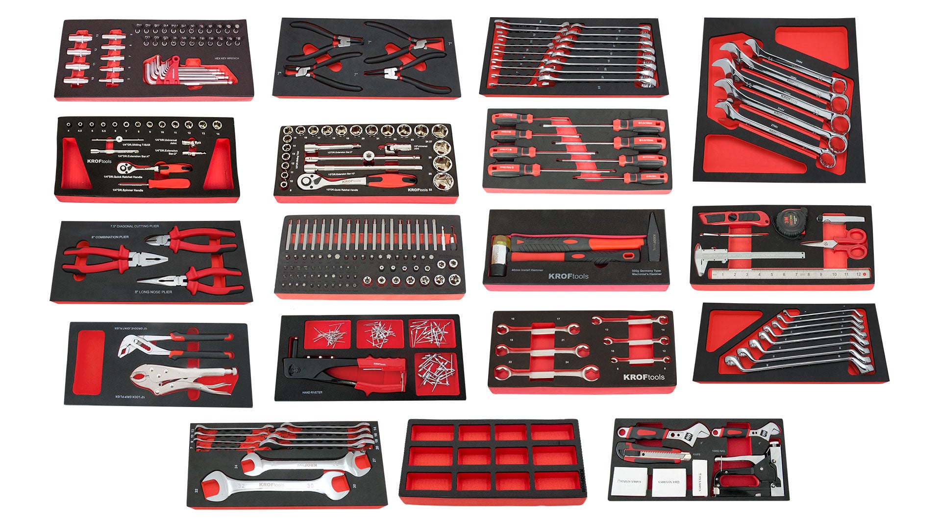 CARRO FERRAMENTA PRETO 7 GAVETAS 353PCS