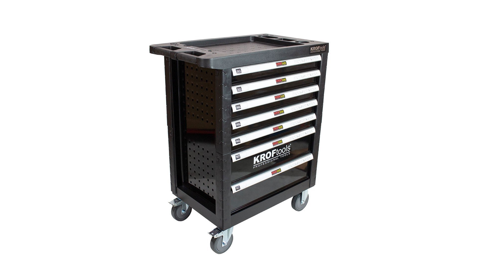 CARRO FERRAMENTA PRETO 7 GAVETAS 353PCS