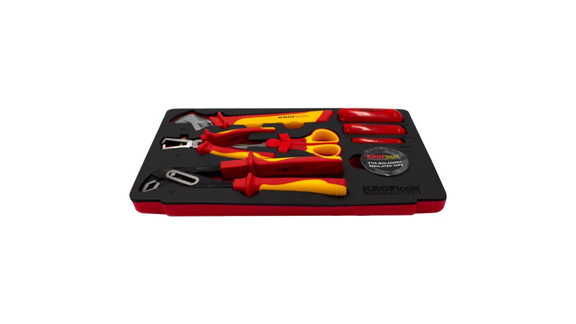 MÓDULO ALICATES/CINTA/LLAVE INGLESA AISLADA 8PCS (8365)