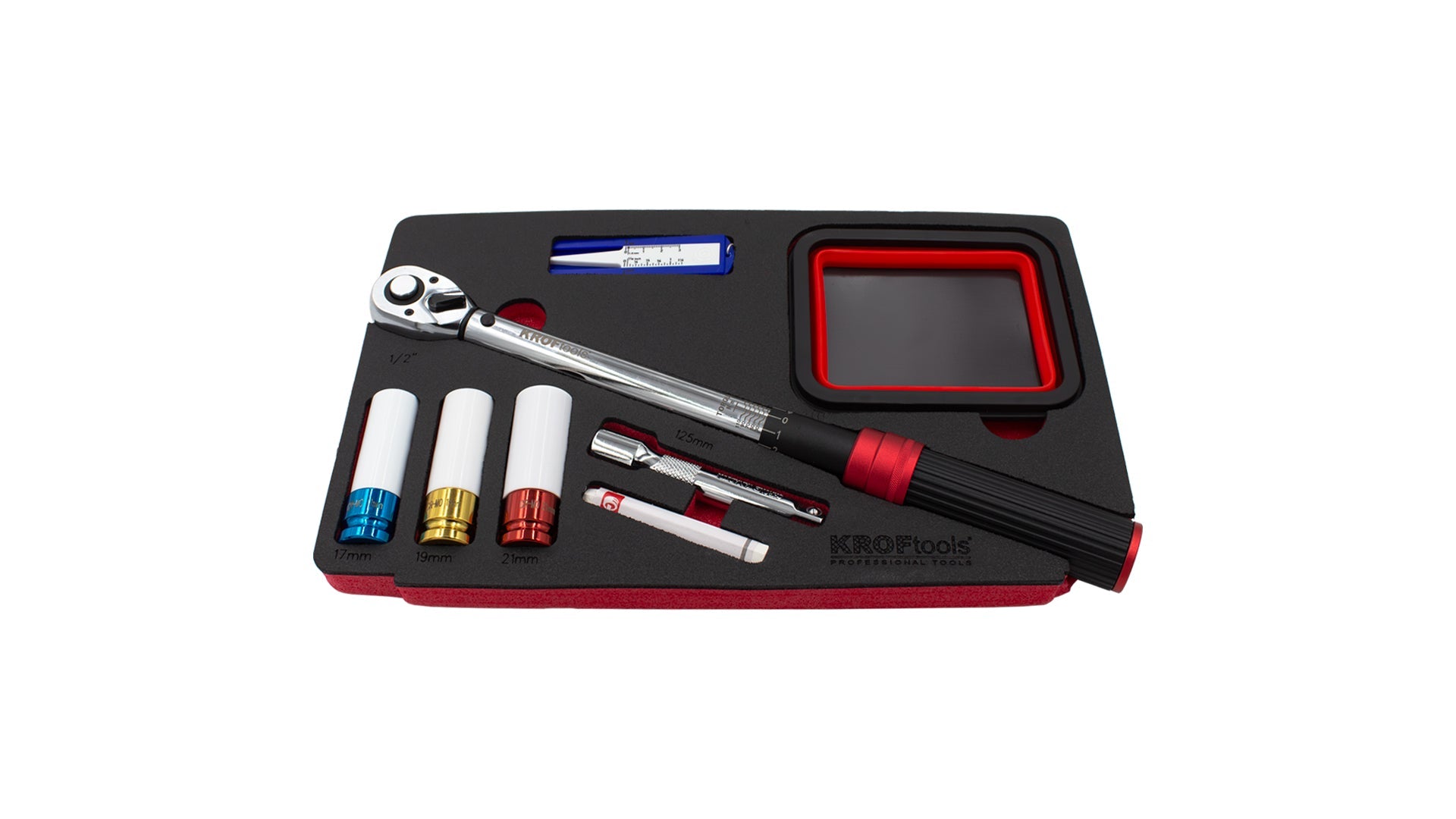 MÓDULO LLAVE DINAMOMÉTRICA 1/2' + ACCESORIOS 8PCS (8367)