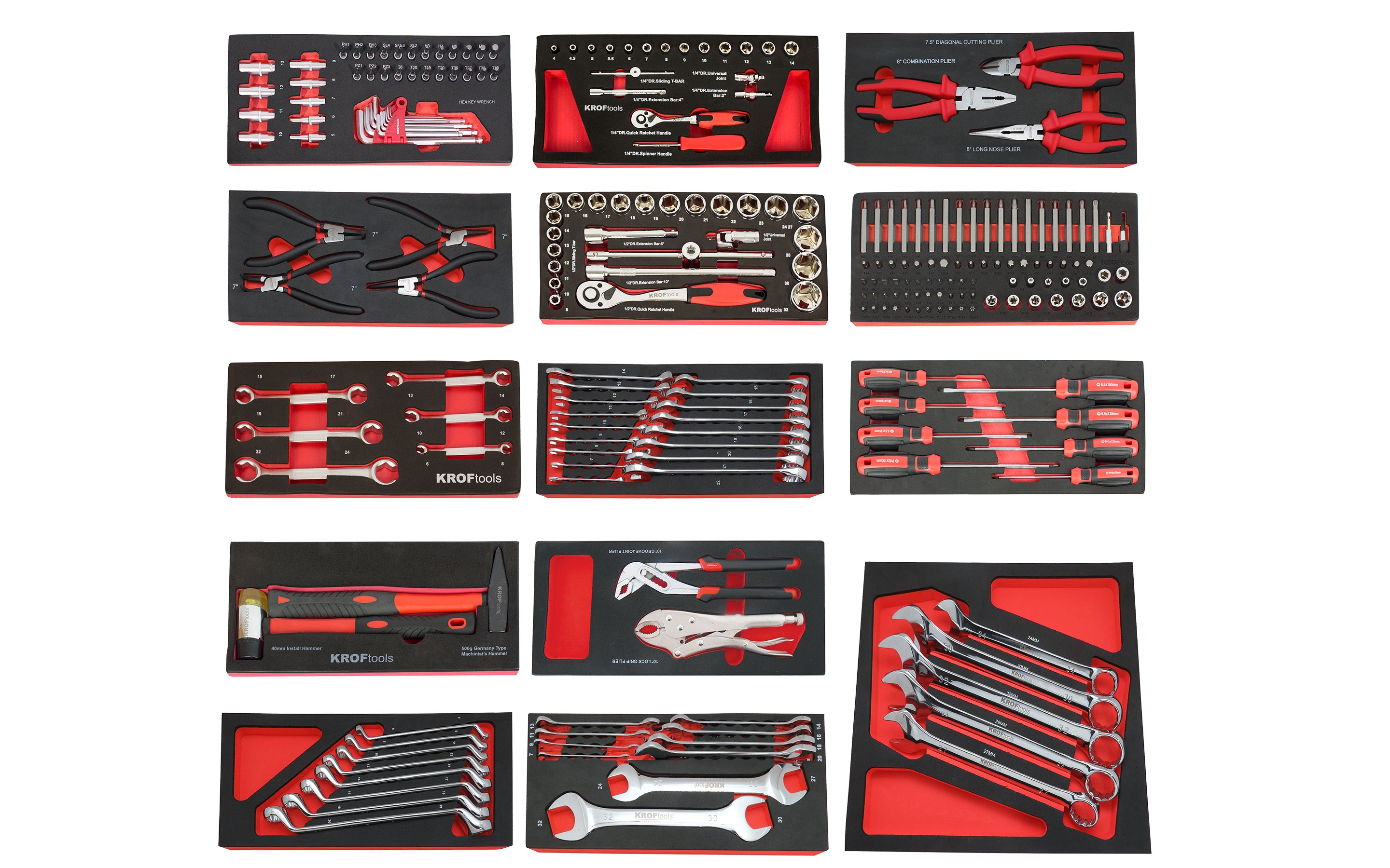 CARRO FERRAMENTA 7 GAVETAS 237PCS. PRETO