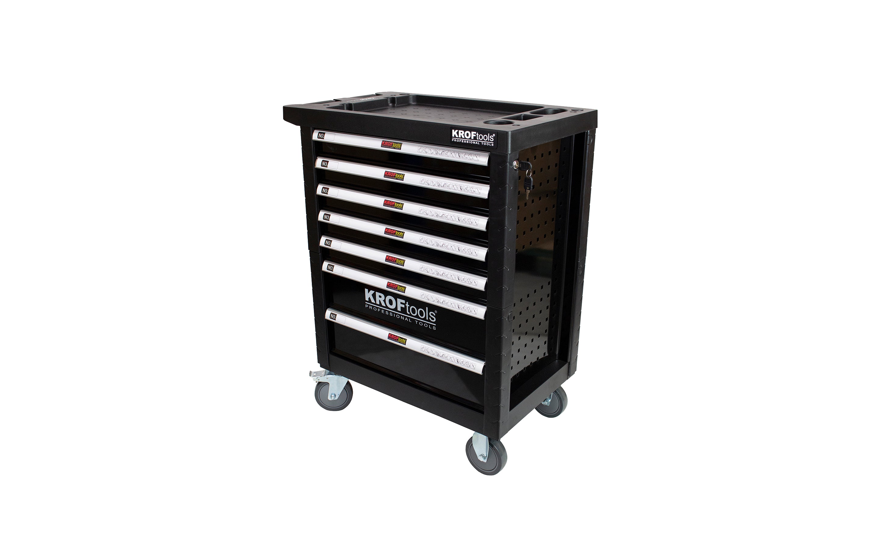 CARRO FERRAMENTA 7 GAVETAS 237PCS. PRETO