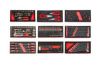 CARRO FERRAMENTA 7 GAVETAS 174PCS. PRETO