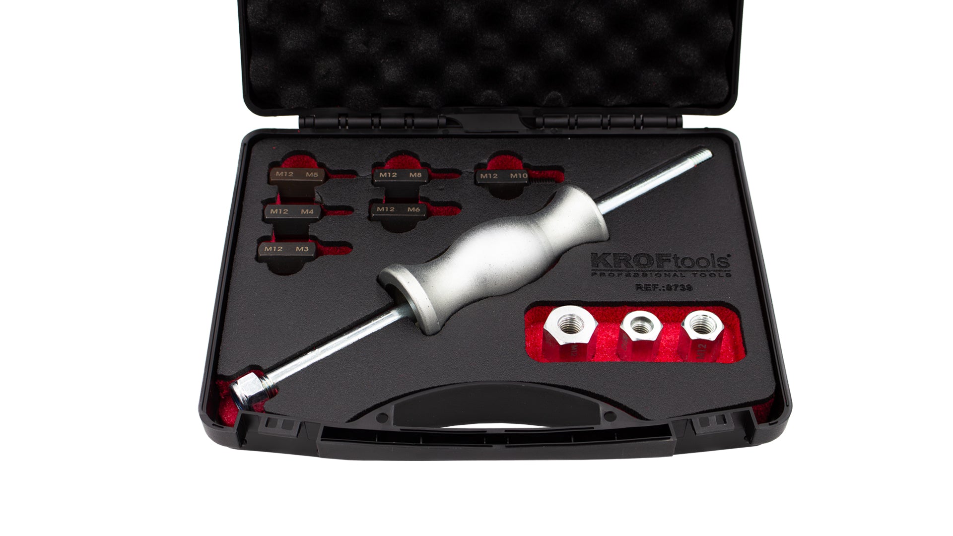 KIT MARTELO DESLIZANTE COM ROSCA - 10PCS ADAPTADORES