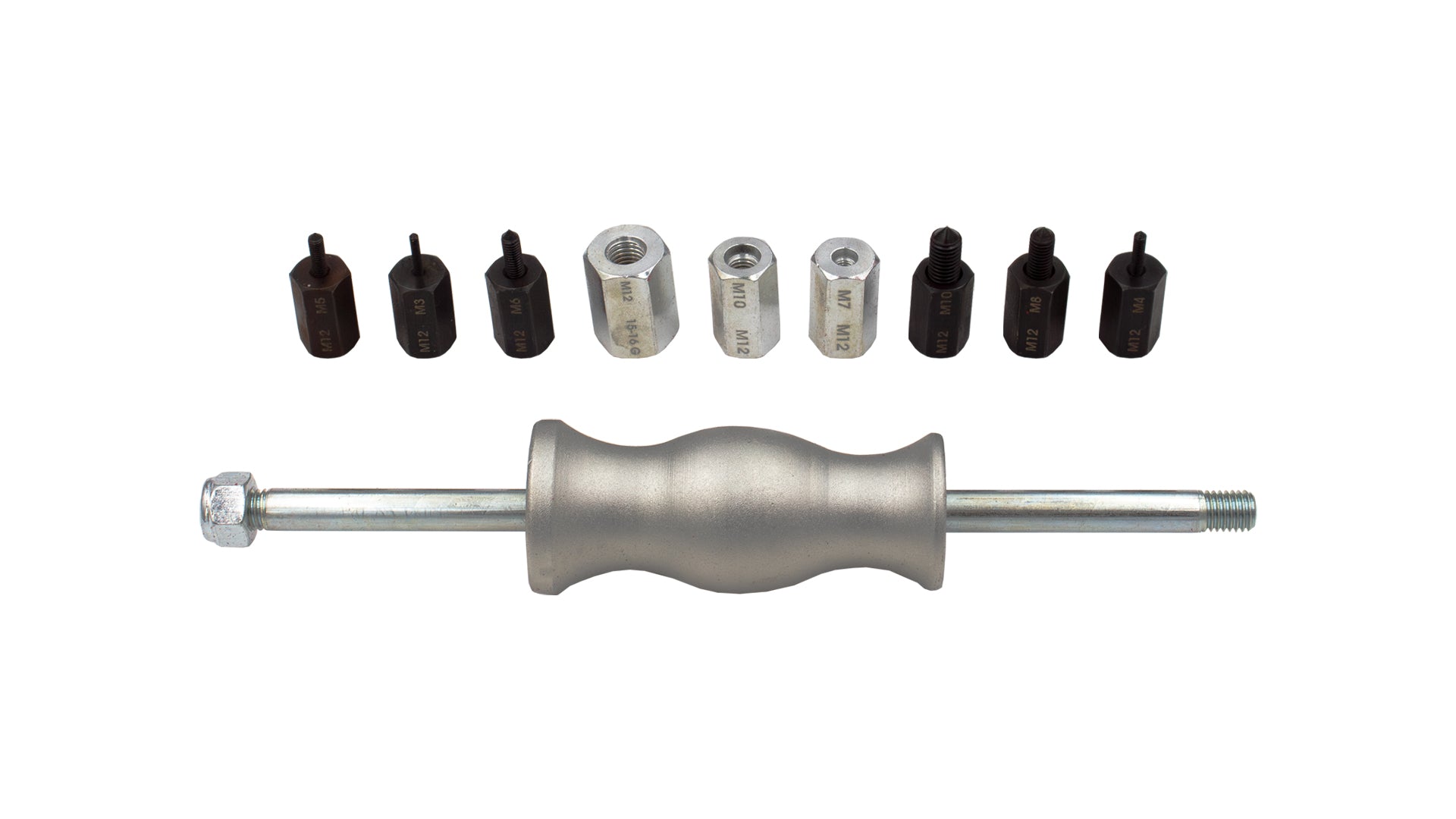 KIT MARTELO DESLIZANTE COM ROSCA - 10PCS ADAPTADORES