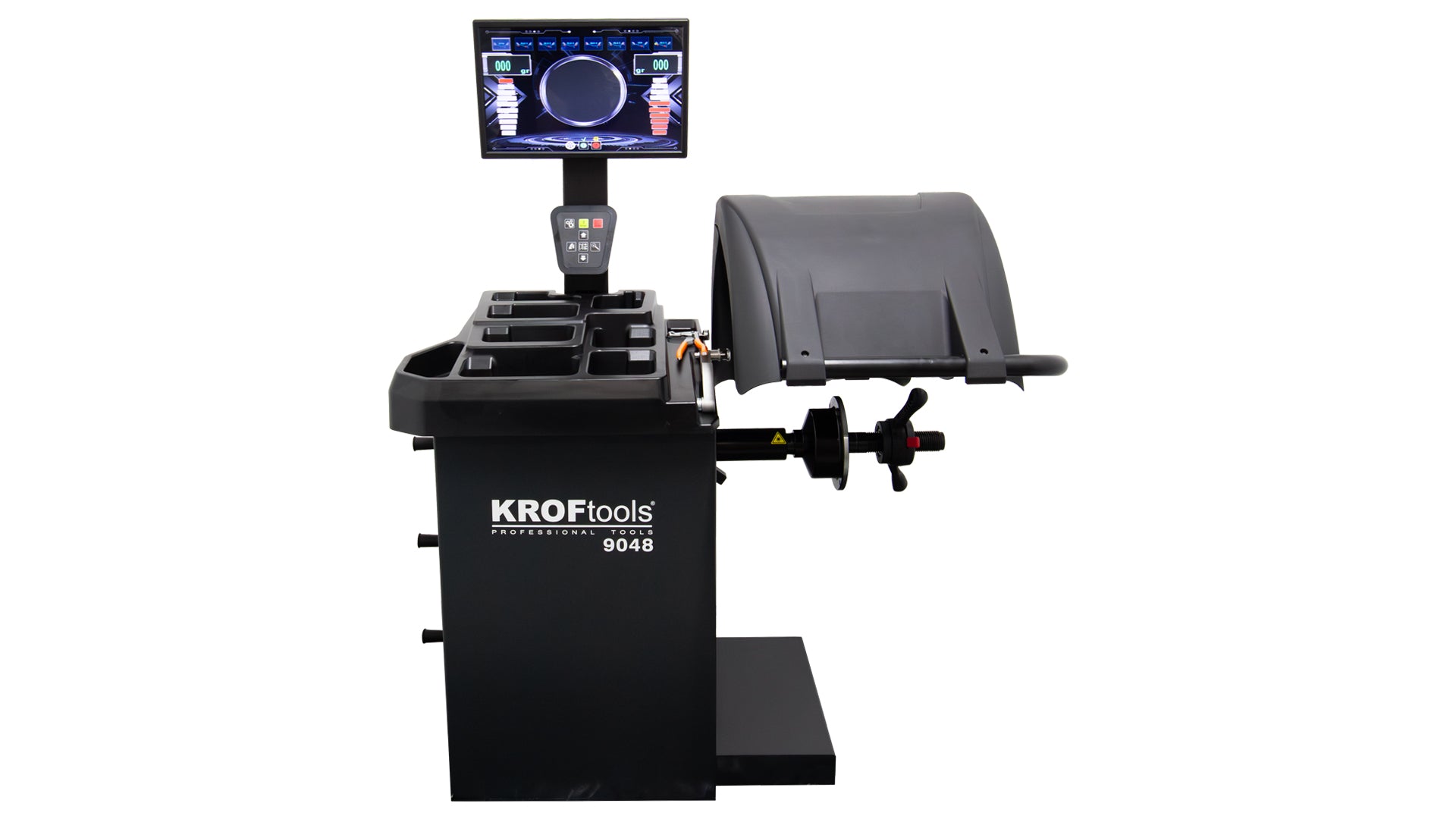 MÁQUINA CALIBRAR RODAS AUTOMÁTICO 10"-24" C/ LASER e LCD 21'' - KROFtools