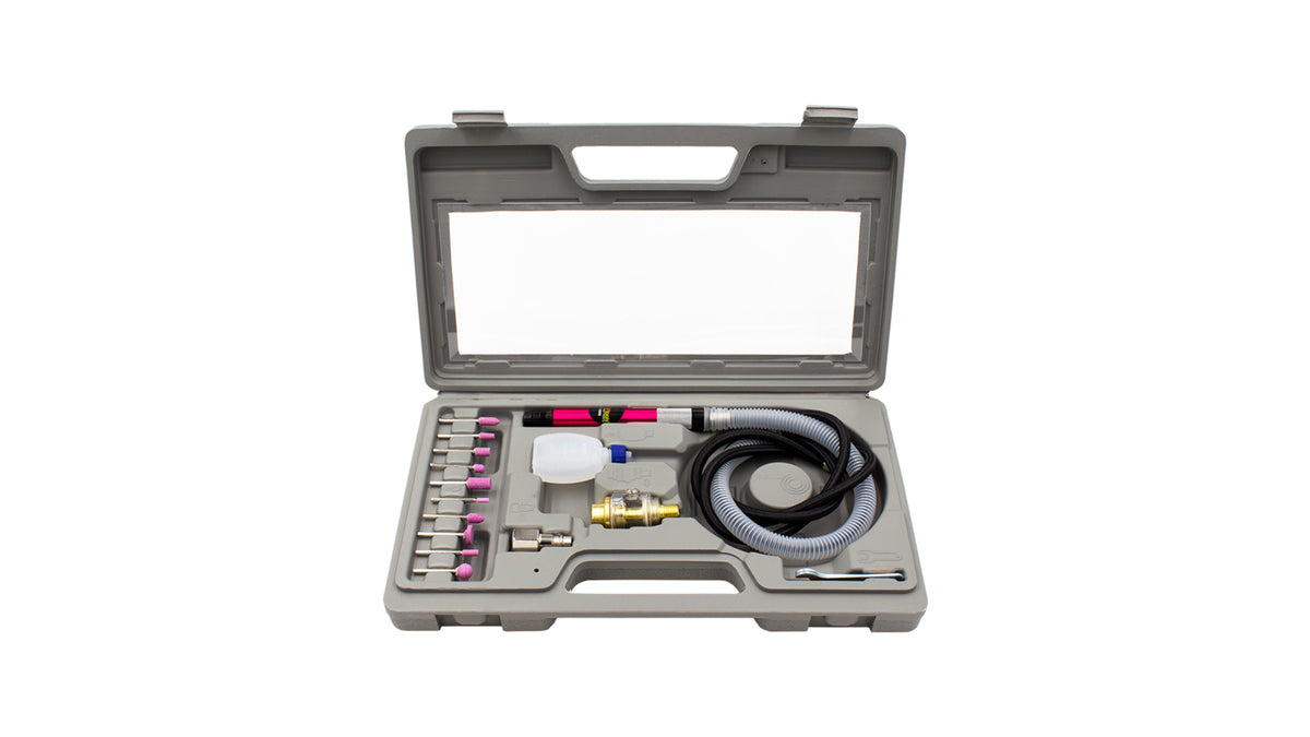 KIT RETIFICADORA PRECISÃO PNEUMÁTICO - HASTE 3MM - KROFtools