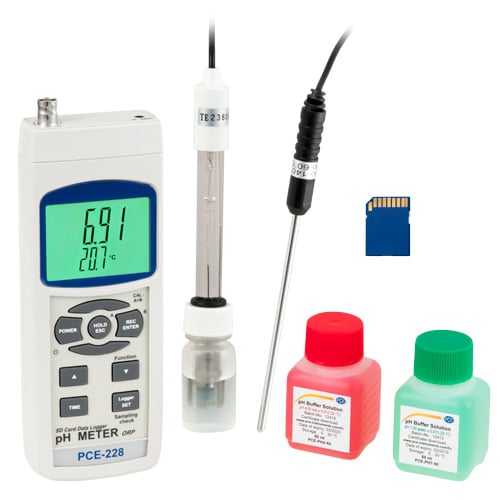 Medidor de pH PCE-228-Kit