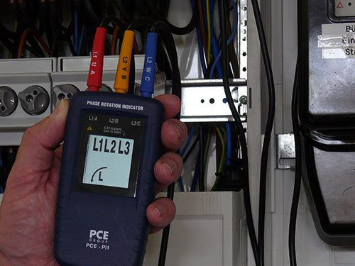 Medidor de rotação de fase PCE-PI1