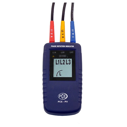 Medidor de rotação de fase PCE-PI1