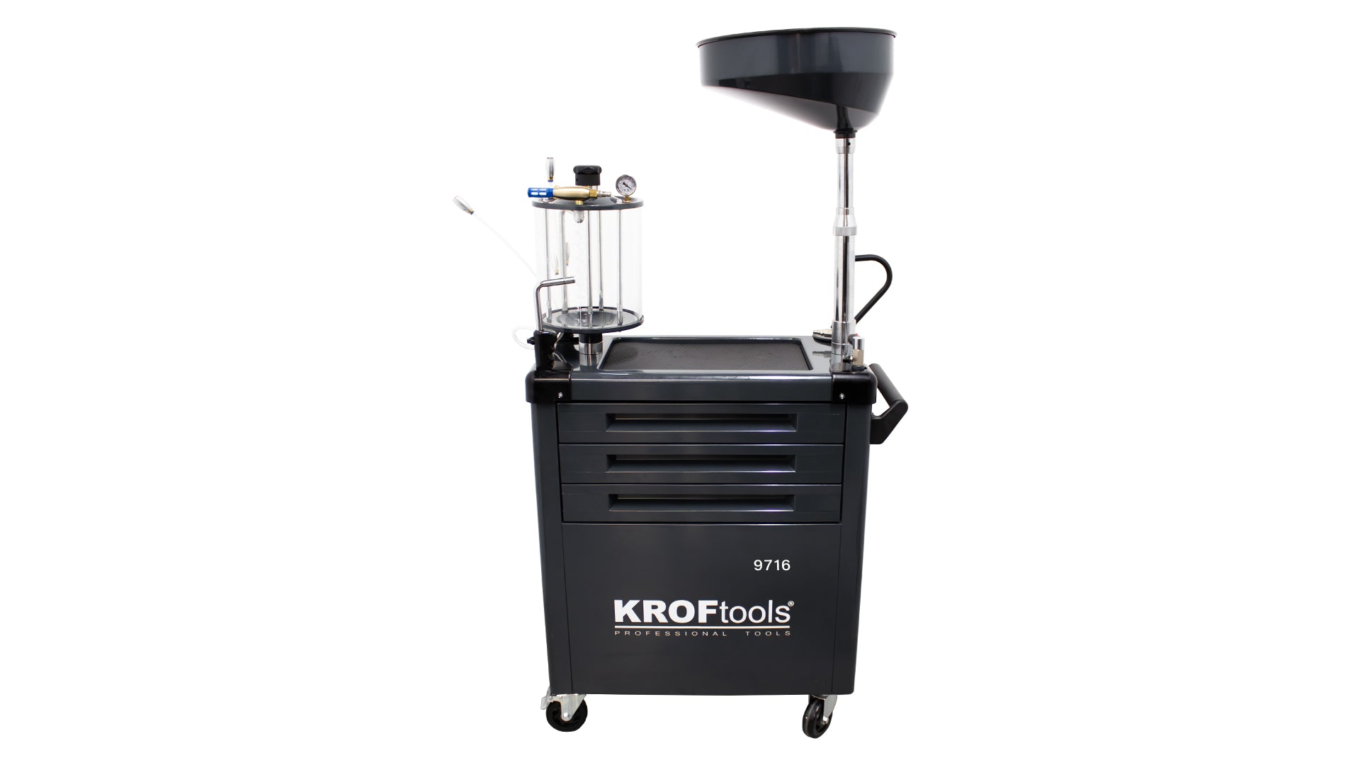 ASPIRADOR OLEO C/VISOR 3 GAVETAS VAZIO - KROFtools