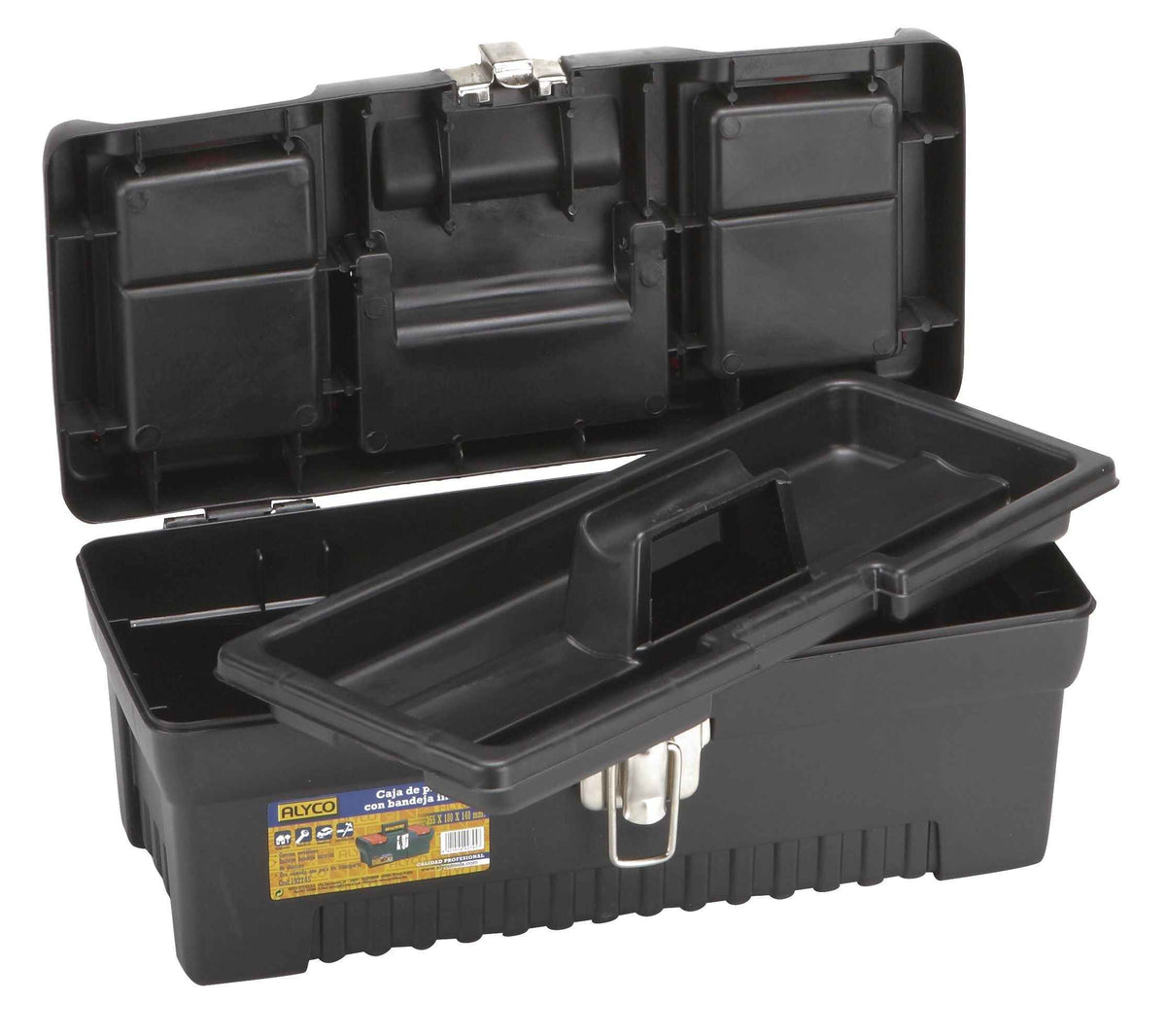 Caixa Plástico com Bandeja 606x310x300 mm (192821)