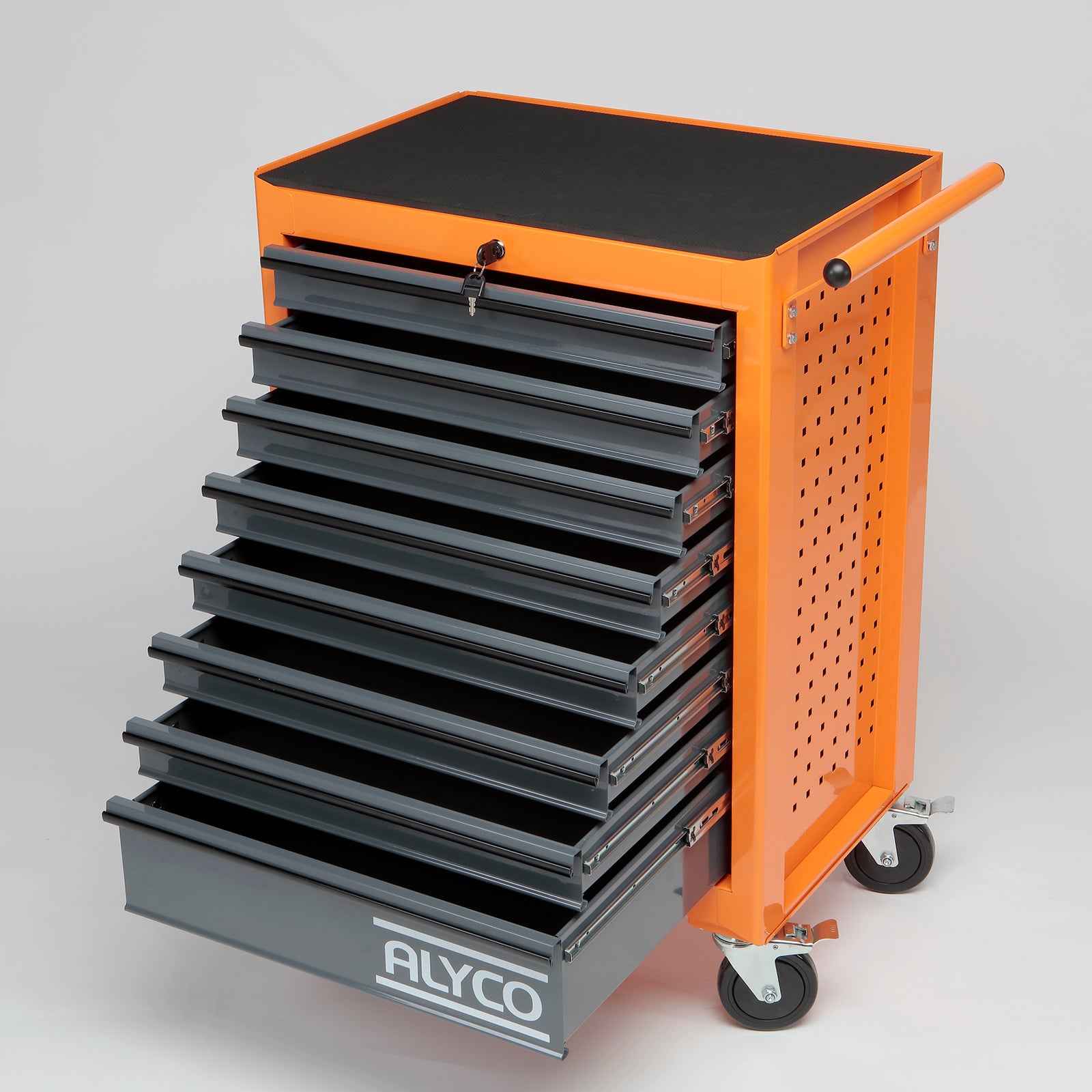 CARRO 8 GAVETAS 680x460x775MM ALYCO ORANGE (171175)