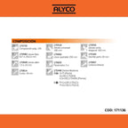 Caixa Metálica 3 Band. 65pç ALYCO ORANGE (171136)