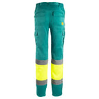 Calças DOVER HV TROUSERS YELLOW/GREEN (1 UNIDAD)