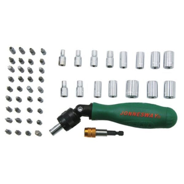 Juego de portapuntas flexible con 51 puntas