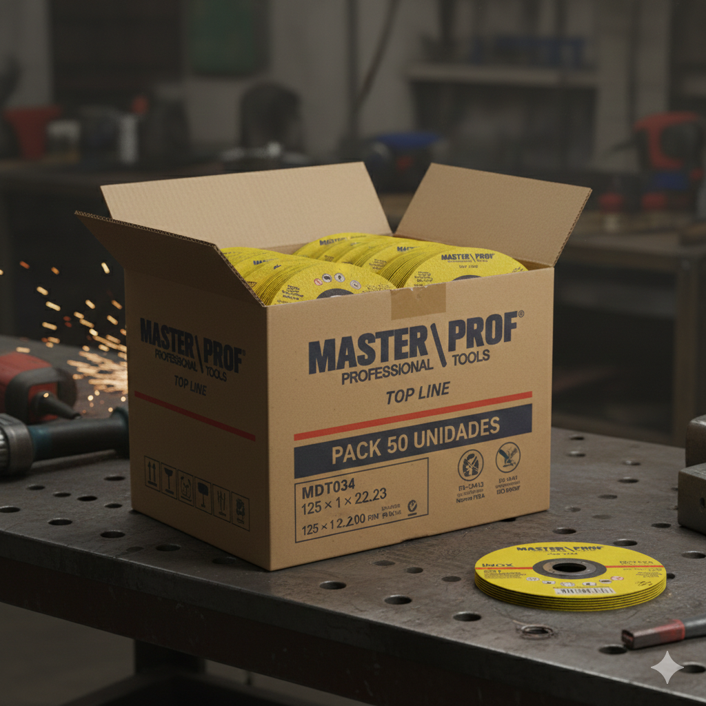 Disco de Corte Industrial 125×1 EN12413 – Packs 50 – 500