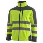 Softshell tricapa de alta visibilidad combinado ECLIPSE HV YELLOW/GREY (1 UNIDAD)