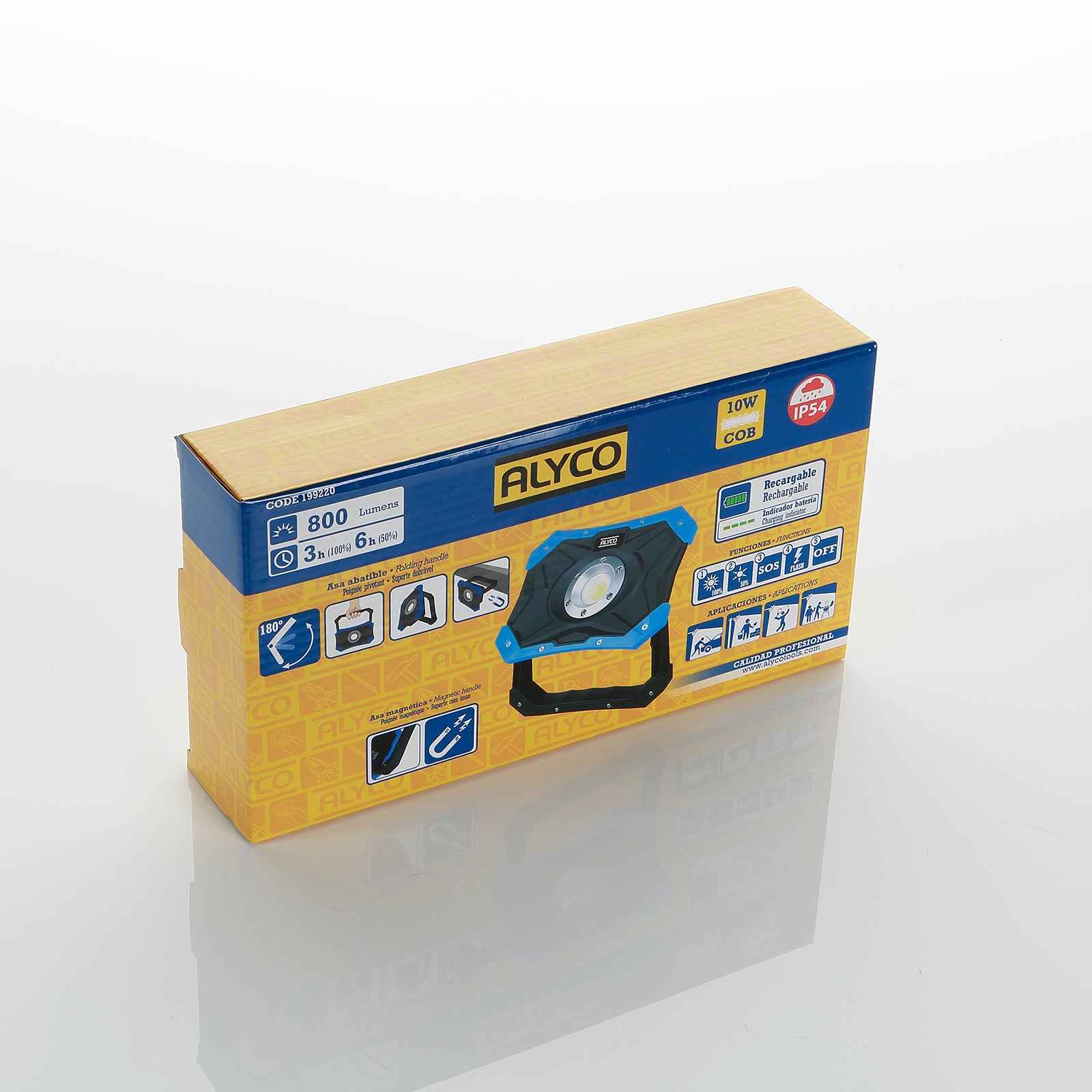 Foco Magnético 10W Cob Recarreg. Ip54 (199220)