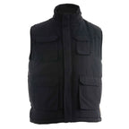 Colete acolchoado básico com múltiplos bolsos HERO BLACK (1 UNIDAD)